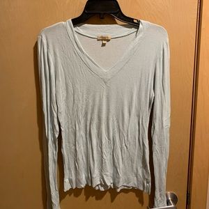 Bordeaux rib knit long sleeve